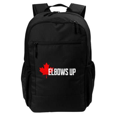 Elbows Up Canada True North Strong and Free Proud Canadian Backpack