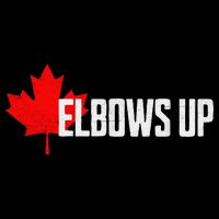 Elbows Up Canada True North Strong and Free Proud Canadian 16 in Basic Backpack