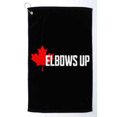 Elbows Up Canada True North Strong and Free Proud Canadian Golf Towel