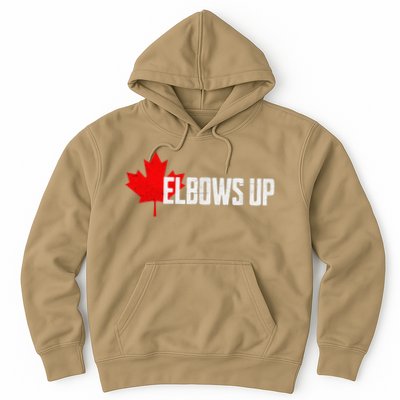 Elbows Up Canada True North Strong and Free Proud Canadian Hoodie