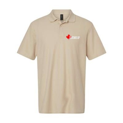 Elbows Up Canada True North Strong and Free Proud Canadian Polo