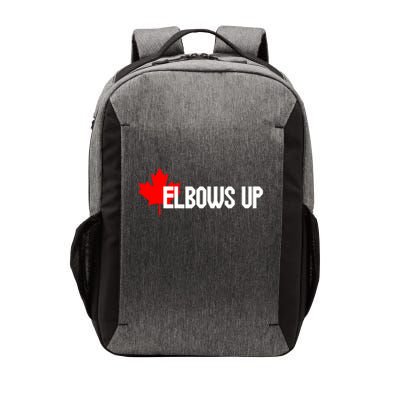 Elbows Up Canada True North Strong and Free Proud Canadian Vector Backpack