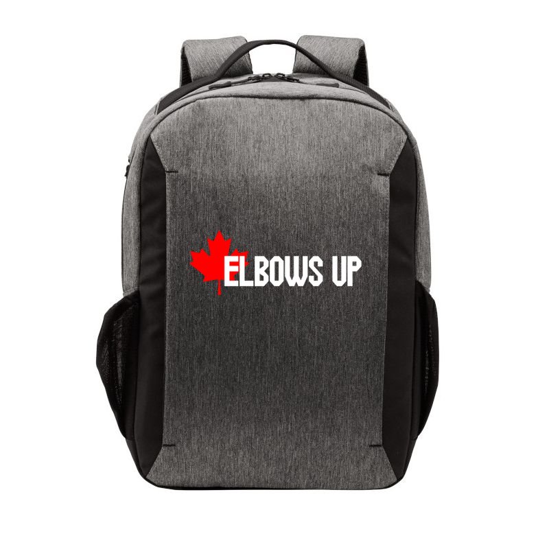 Elbows Up Canada True North Strong and Free Proud Canadian Vector Backpack
