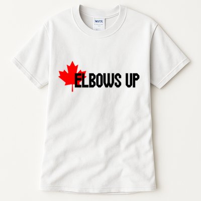 Elbows Up Canada True North Strong and Free Proud Canadian Tall T-Shirt