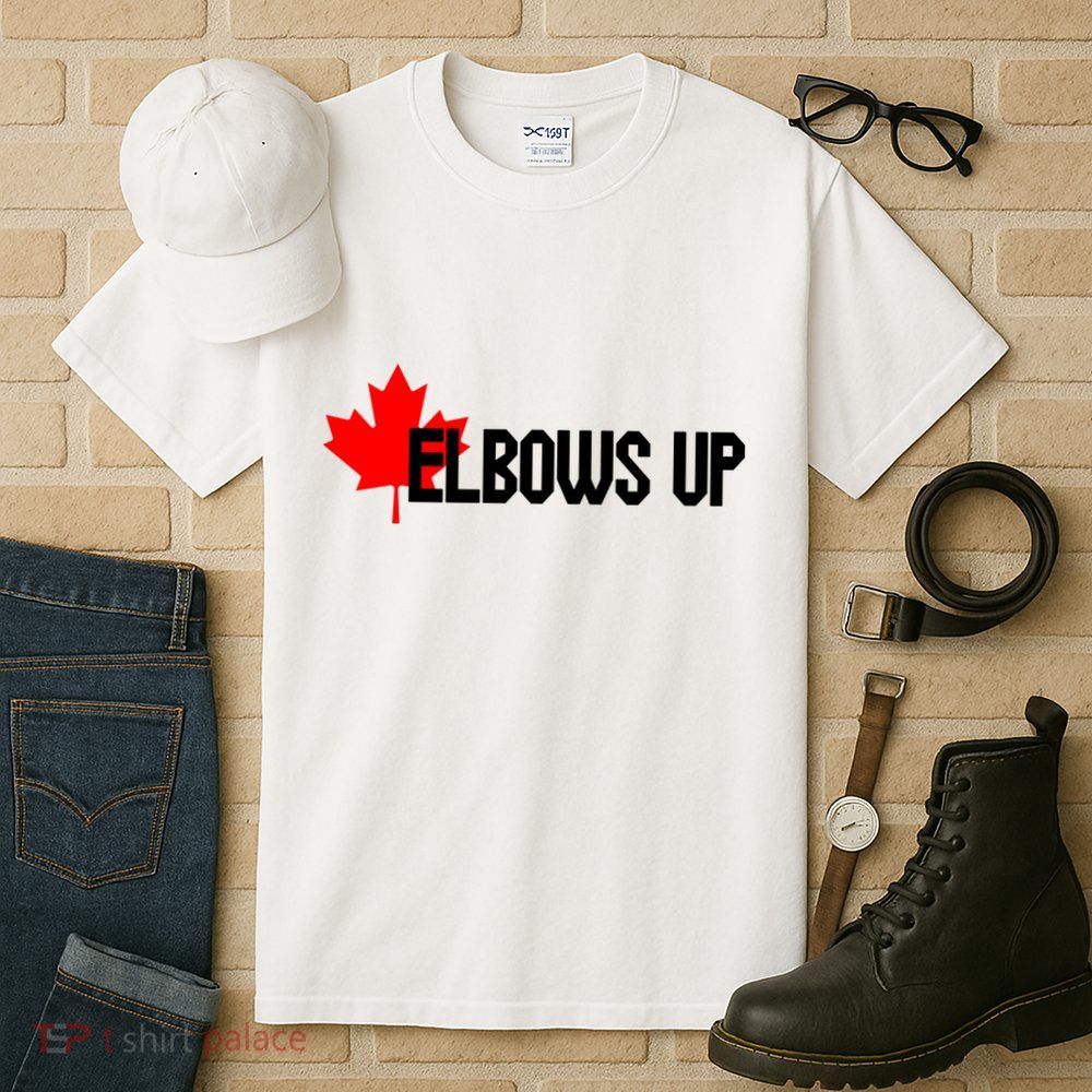 Elbows Up Canada True North Strong and Free Proud Canadian Tall T-Shirt