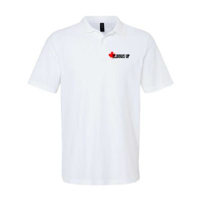 Elbows Up Canada True North Strong and Free Proud Canadian Polo