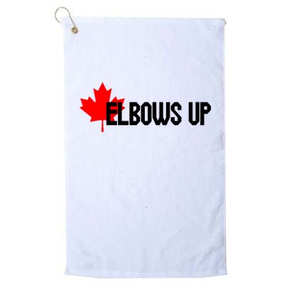 Elbows Up Canada True North Strong and Free Proud Canadian Golf Towel