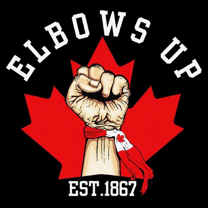 Elbows Up Canada Est 1867 Proud Canadian Strong Canada City Backpack