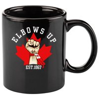 Elbows Up Canada Est 1867 Proud Canadian Strong Canada 11oz C Handle Ceramic Mug
