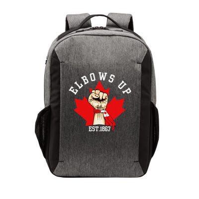 Elbows Up Canada Est 1867 Proud Canadian Strong Canada Vector Backpack