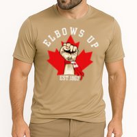 Elbows Up Canada Est 1867 Proud Canadian Strong Canada Cooling Performance Crew T-Shirt