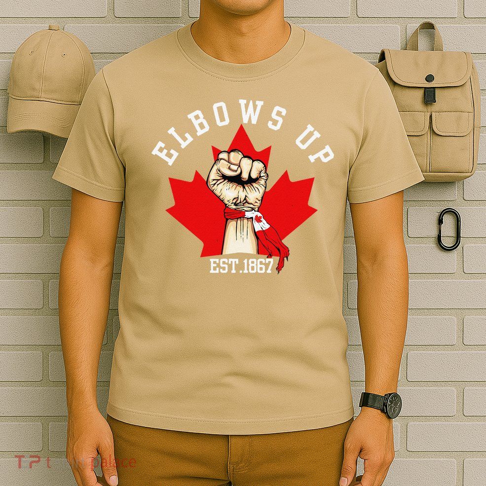 Elbows Up Canada Est 1867 Proud Canadian Strong Canada T-Shirt
