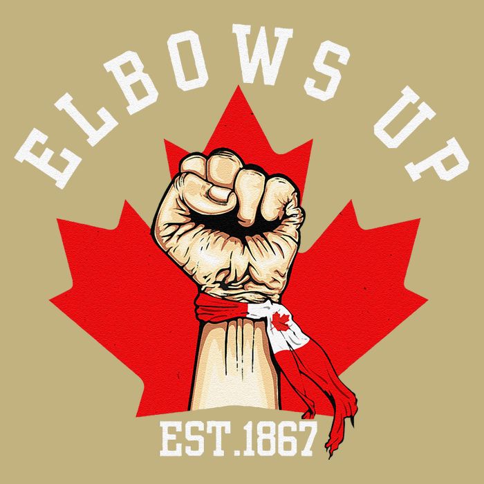 Elbows Up Canada Est 1867 Proud Canadian Strong Canada Magnet