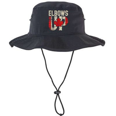 Elbows Up Canada Canadian Flag Retro Elbows Up Bucket Hat