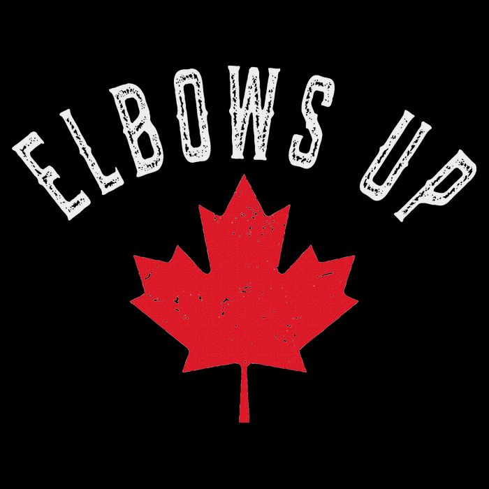Elbows Up Canada True North Strong And Free Cooling Performance Crew T-Shirt