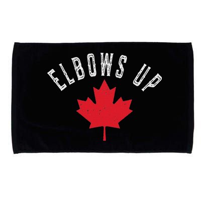 Elbows Up Canada True North Strong And Free Microfiber Hand Towel