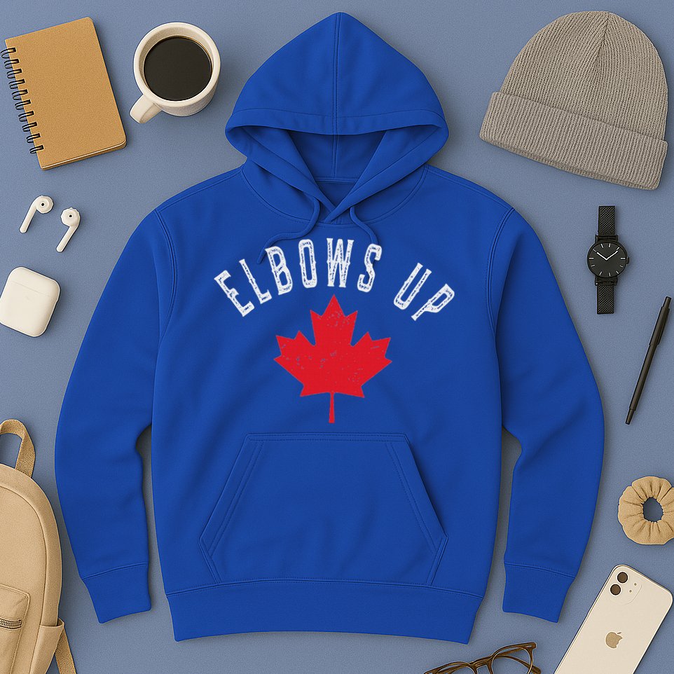 Elbows Up Canada True North Strong And Free Hoodie