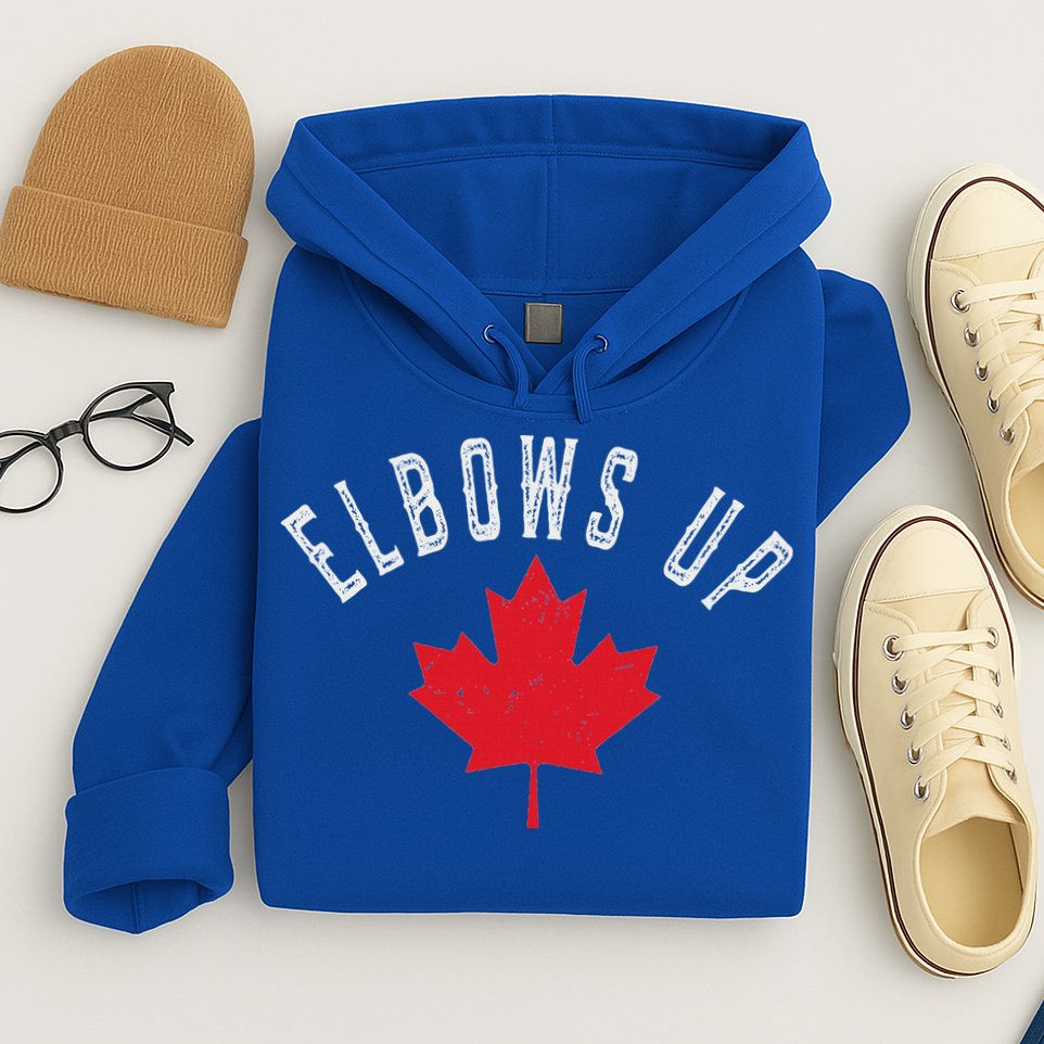 Elbows Up Canada True North Strong And Free Hoodie