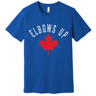 Elbows Up Canada True North Strong And Free Premium T-Shirt