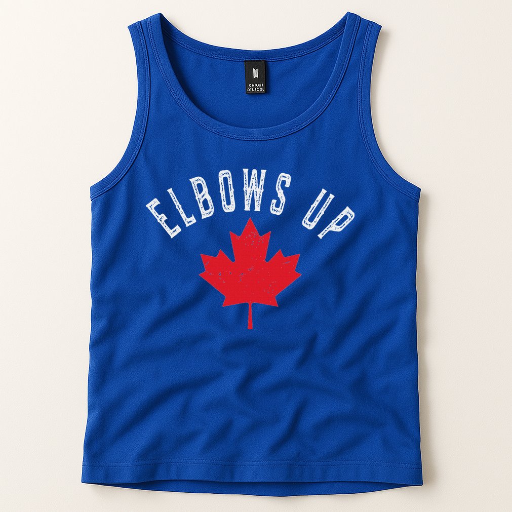 Elbows Up Canada True North Strong And Free Tank Top