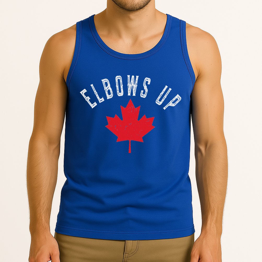 Elbows Up Canada True North Strong And Free Tank Top
