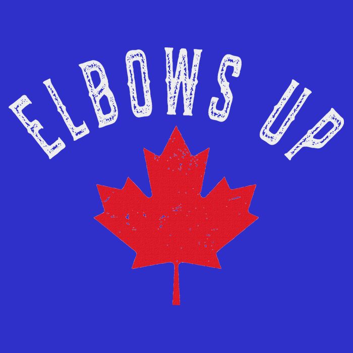 Elbows Up Canada True North Strong And Free Short Acrylic Beanie