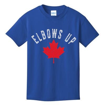Elbows Up Canada True North Strong And Free Kids T-Shirt
