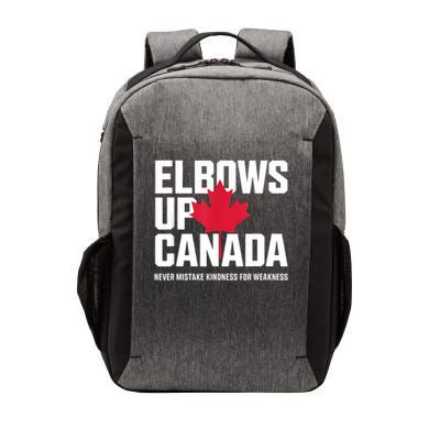 Elbows Up Canada Never Mistake Kindness for Weakness Vector Backpack
