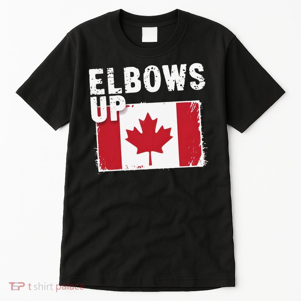 Elbows Up Canada True North Strong and Free Proud Canadian Gift Tall T-Shirt