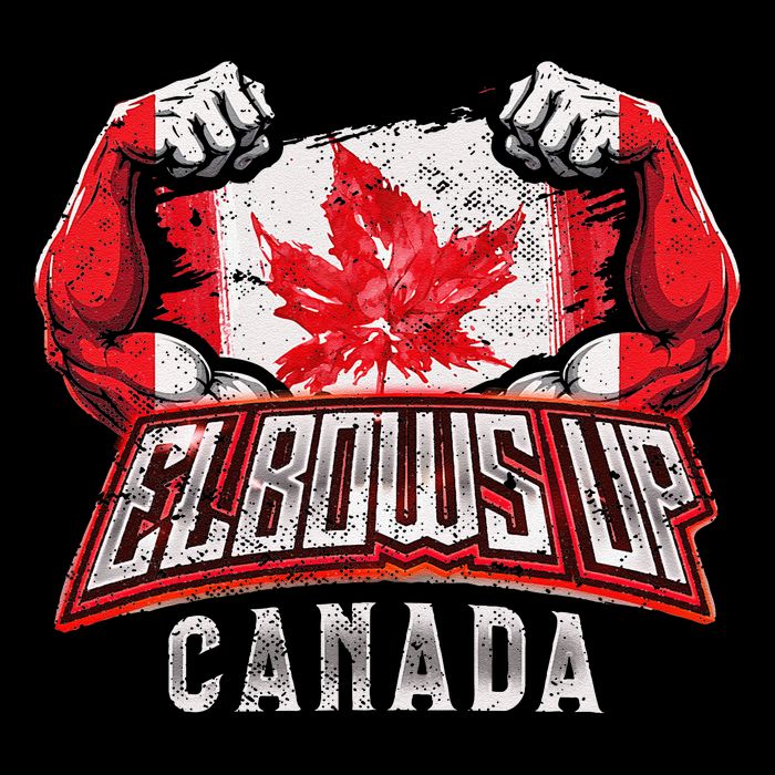 Elbows Up Canada Proud Canadian Hockey Mug