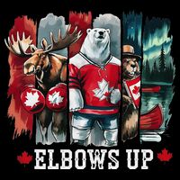 Elbows Up Canada Est 1867 Proud Canadian Strong Canada Impact Tech Backpack