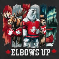 Elbows Up Canada Est 1867 Proud Canadian Strong Canada 11oz C Handle Ceramic Mug
