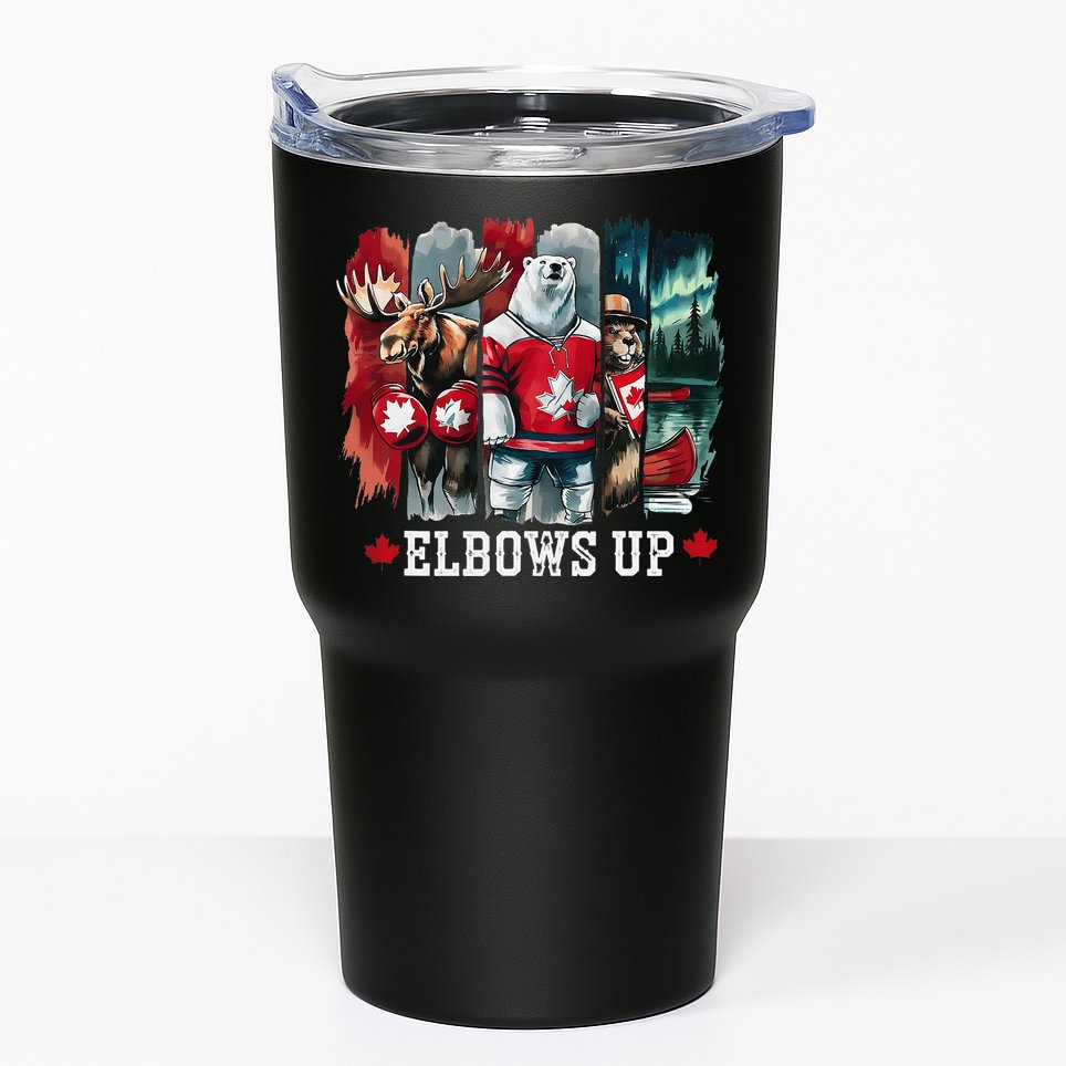 Elbows Up Canada Est 1867 Proud Canadian Strong Canada Tumbler