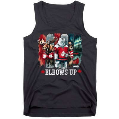 Elbows Up Canada Est 1867 Proud Canadian Strong Canada Tank Top