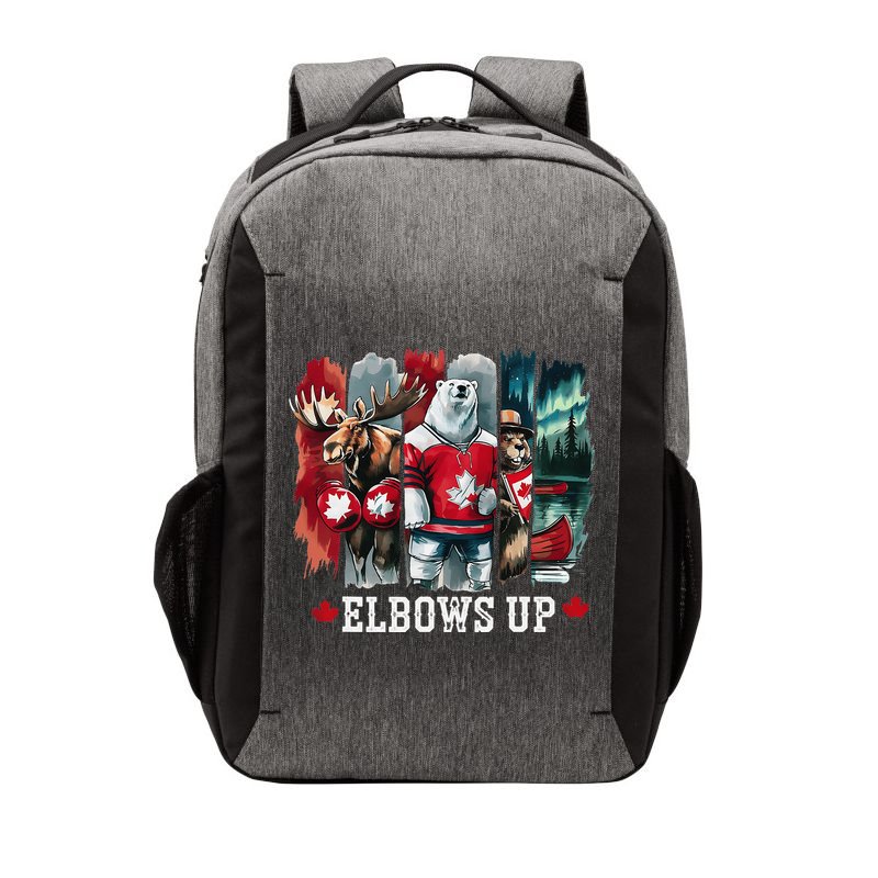 Elbows Up Canada Est 1867 Proud Canadian Strong Canada Vector Backpack