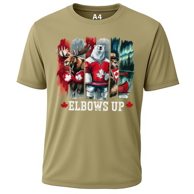 Elbows Up Canada Est 1867 Proud Canadian Strong Canada Performance Shirt