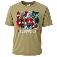 Elbows Up Canada Est 1867 Proud Canadian Strong Canada Cooling Performance Crew T-Shirt