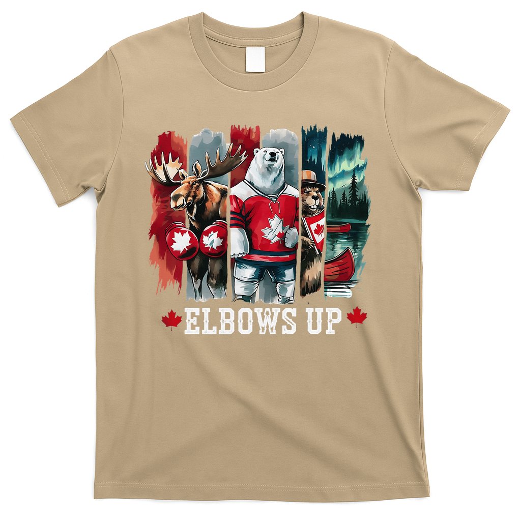 Elbows Up Canada Est 1867 Proud Canadian Strong Canada T-Shirt
