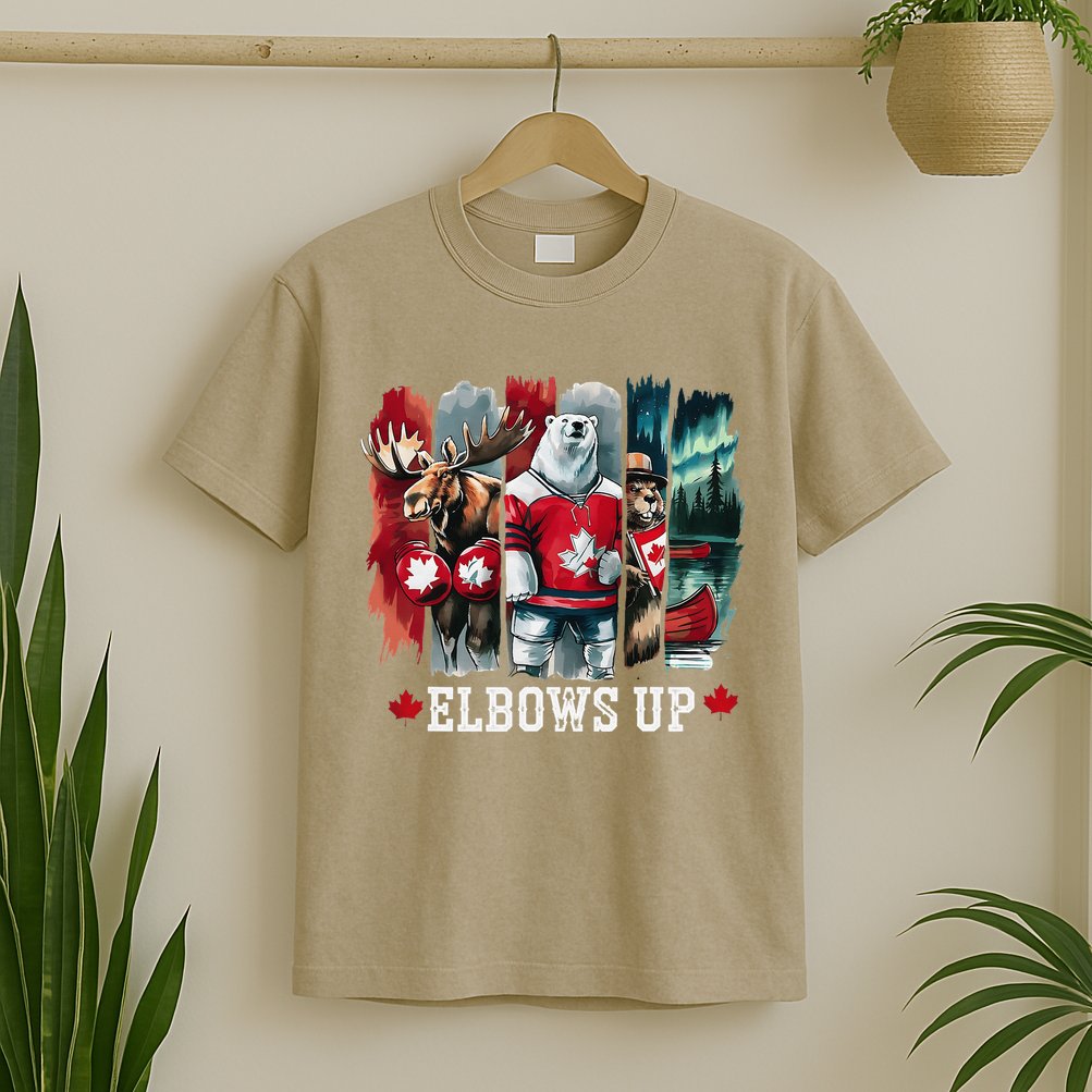 Elbows Up Canada Est 1867 Proud Canadian Strong Canada T-Shirt
