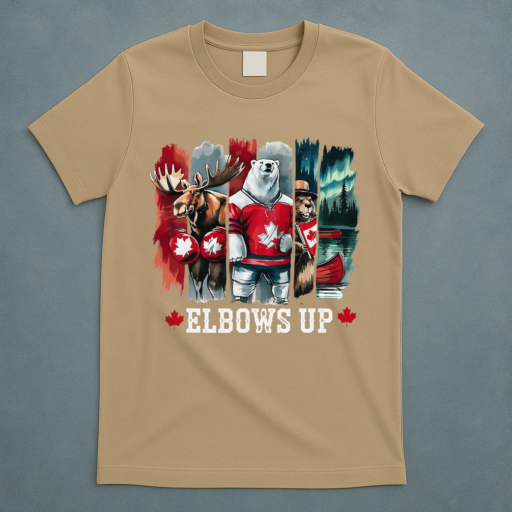 Elbows Up Canada Est 1867 Proud Canadian Strong Canada T-Shirt