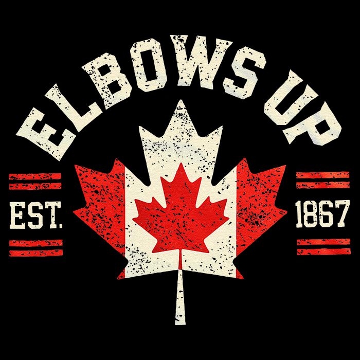 Elbows Up Canada Est 1867 Canadian Strong Canada 16 in Basic Backpack