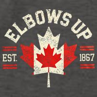 Elbows Up Canada Est 1867 Canadian Strong Canada Vector Backpack