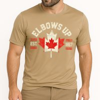 Elbows Up Canada Est 1867 Canadian Strong Canada Cooling Performance Crew T-Shirt