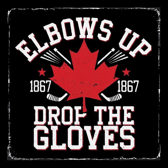 Elbows Up Canada Est 1867 Proud Canadian 7-Panel Snapback Hat
