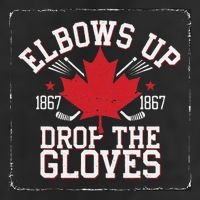 Elbows Up Canada Est 1867 Proud Canadian 11oz C Handle Ceramic Mug