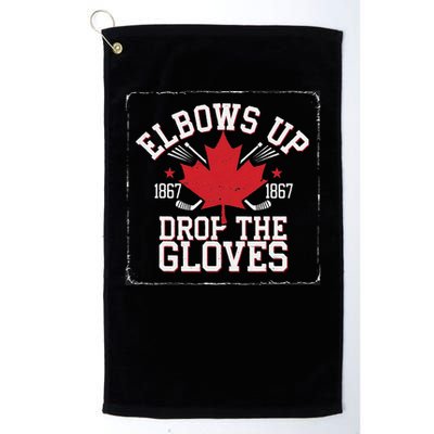 Elbows Up Canada Est 1867 Proud Canadian Golf Towel