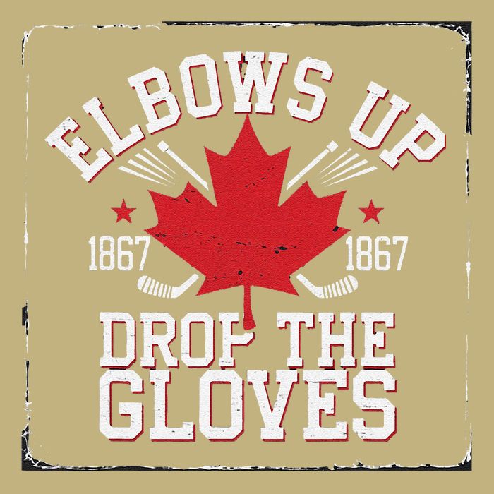 Elbows Up Canada Est 1867 Proud Canadian Cooling Performance Crew T-Shirt
