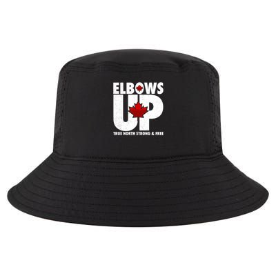 Elbows Up Canada True North Strong and Free Cool Comfort Performance Bucket Hat