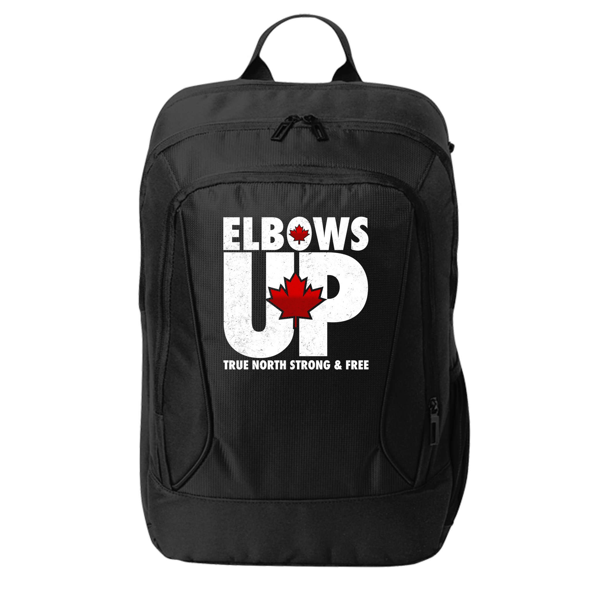 Elbows Up Canada True North Strong and Free City Backpack