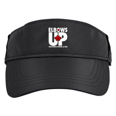 Elbows Up Canada True North Strong and Free Adult Drive Performance Visor